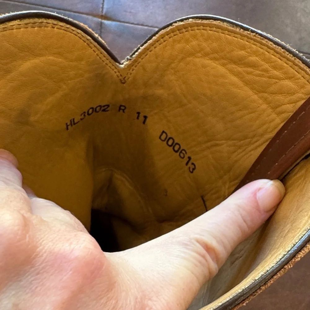 REAL - Lucchese Brown Alligator boats - Picture 4 of 13